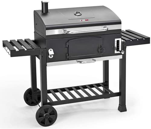 CosmoGrill Outdoor XXL Smoker Barbecue Charcoal Portable BBQ Grill Garden