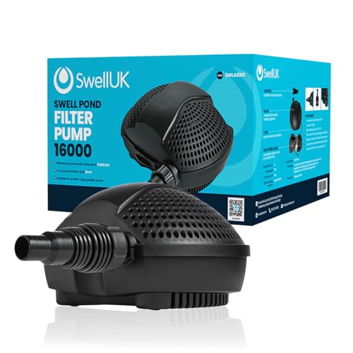 Swell Filter Pumps 16,000LPH | Garden Pond Pump | Filter Pump | 3 Year Guarantee