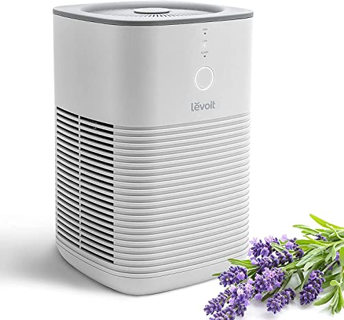LEVOIT Air Purifier for Home Bedroom, Dual HEPA Filters with Aromatherapy Diffuser, Quiet Sleep Mode, Air Cleaner for Smoke, Allergies, Pet Dander, 100% Ozone Free, LV-H128