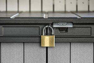 How do you secure a deck box - Padlock