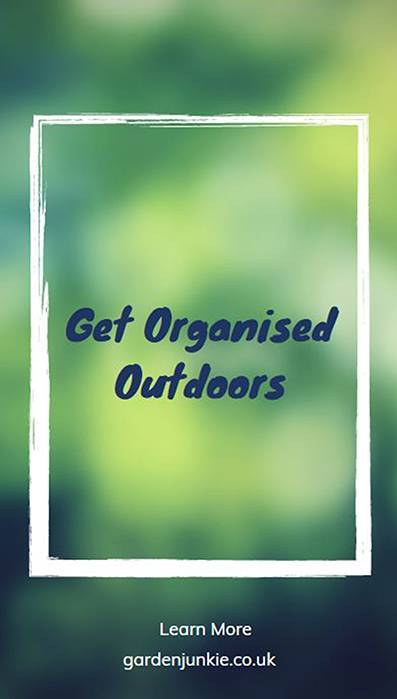 Get Organised Text on green background - Garden Junkie