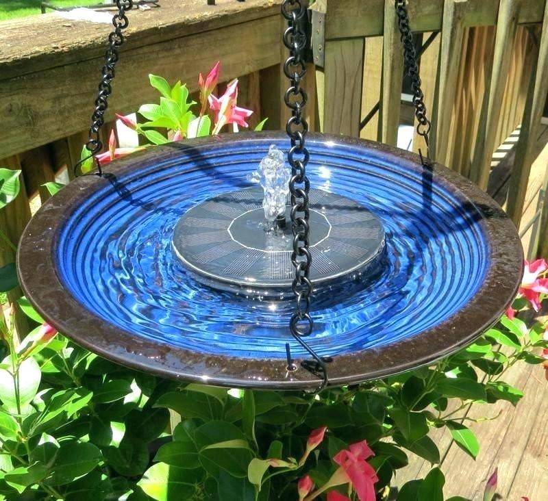 Best solar water feature -Solar bird bath fountains