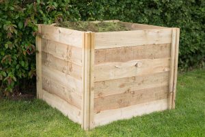 Slot Down Wooden Compost Bin