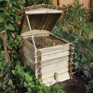 Beehive Wooden Compost Bin