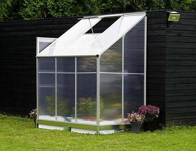 Dancover Lean-to Aluminium Greenhouse