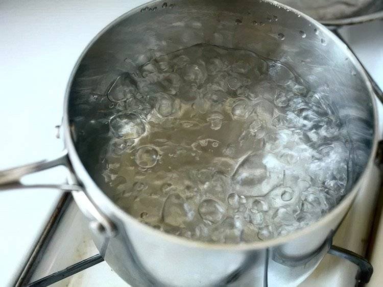 How-to-Freeze-Runner Beans - Boiling Water In a Pan