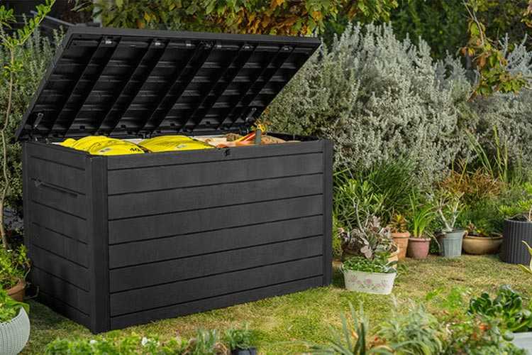 Open Extra Large Waterproof Garden Storage Boxes