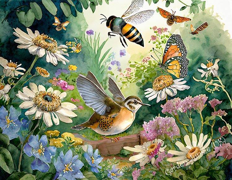 Birds Bees and Butterflies