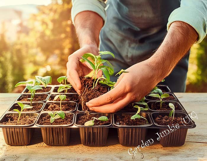 Man Mowing a Lawn - Gardening Month by Month – April