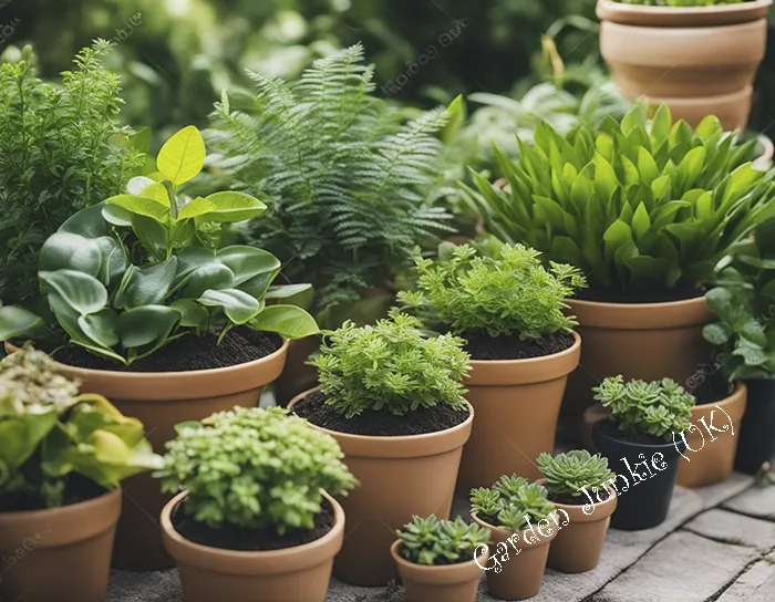 Green Plants in Pots