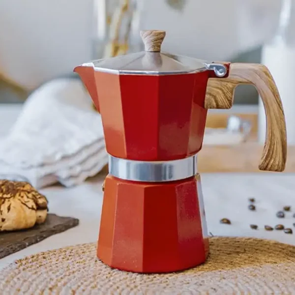 Best Stovetop Coffee Makers - Red Moka Pot