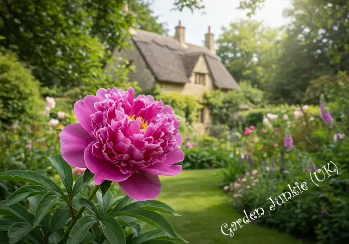 Pink Peony Tree single bloom.