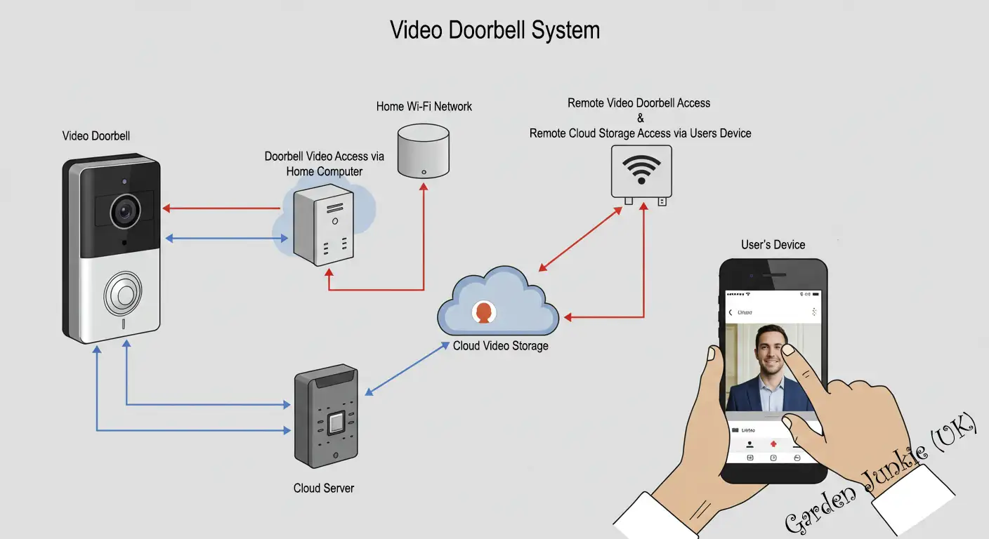 Video Doorbell Schematic - How it works