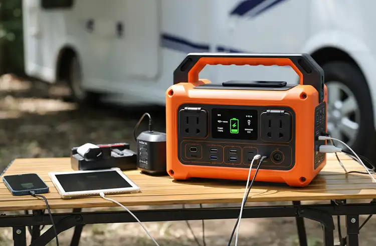 Orange Portable Power Station - what is a portable power station and how does it work
