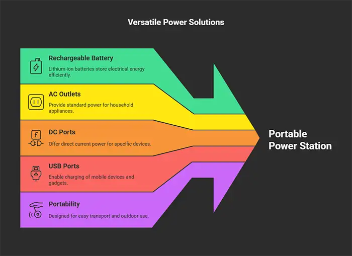 What is a portable power station and how does it work