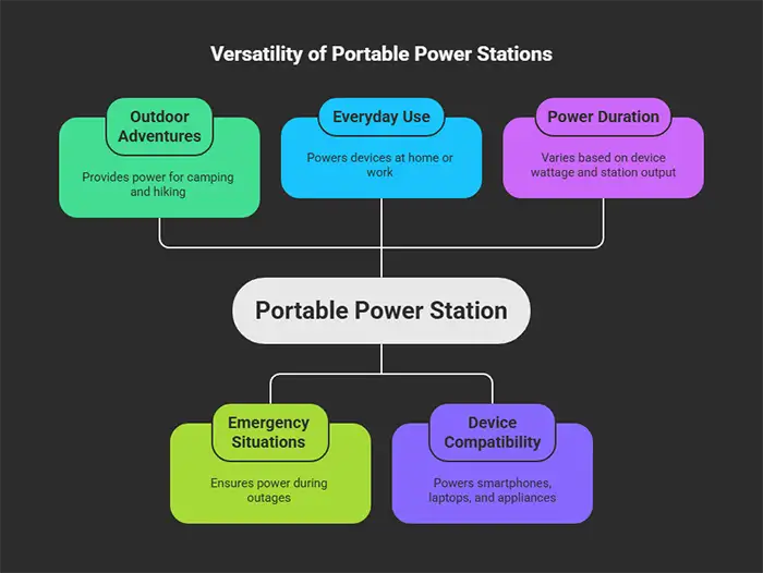 Portable Power Station Power Visual