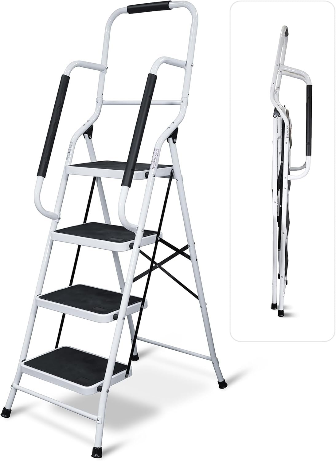 Amig - Aluminium Step Ladder with 8 Steps