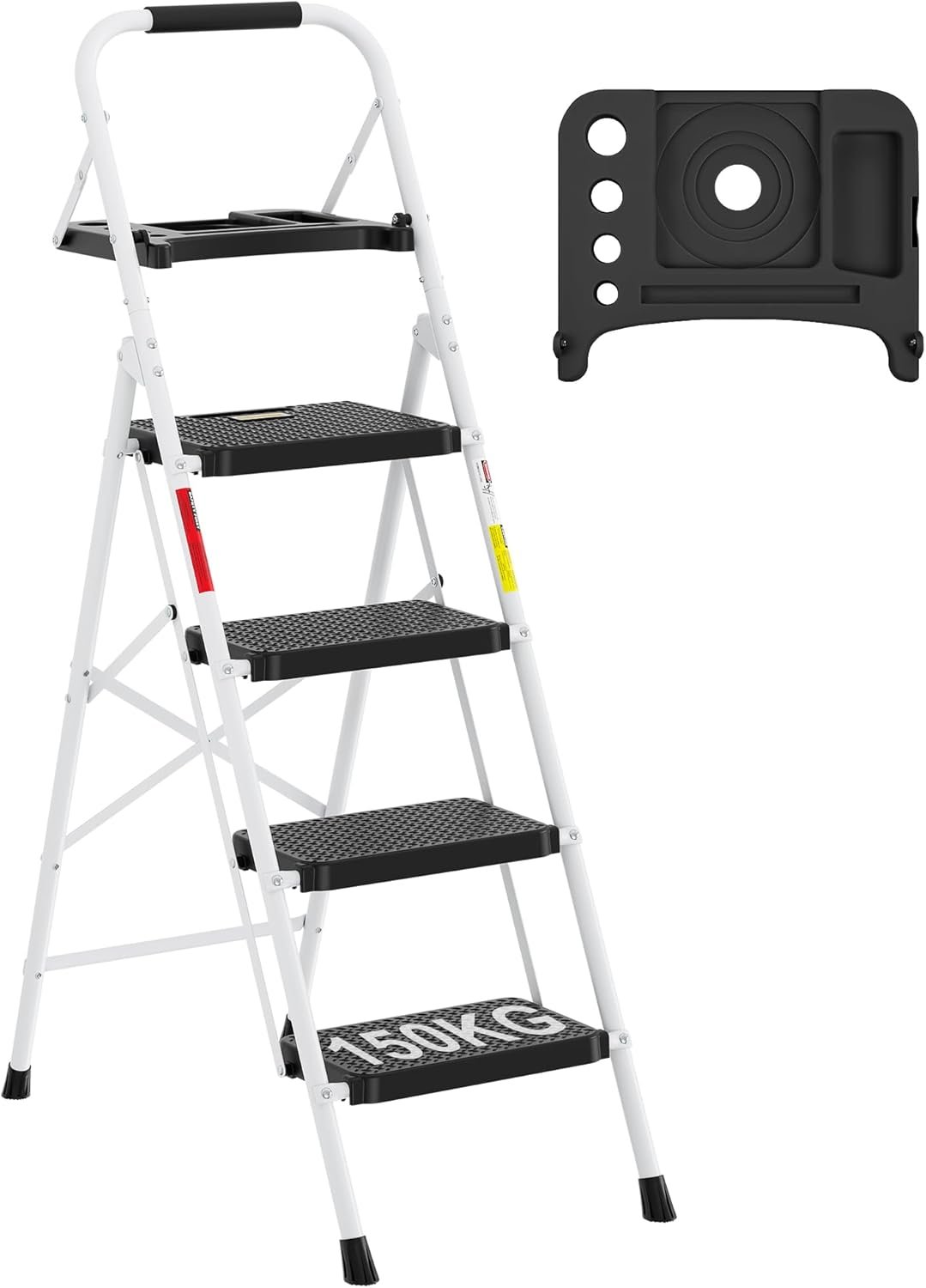 Amig - Aluminium Step Ladder with 8 Steps