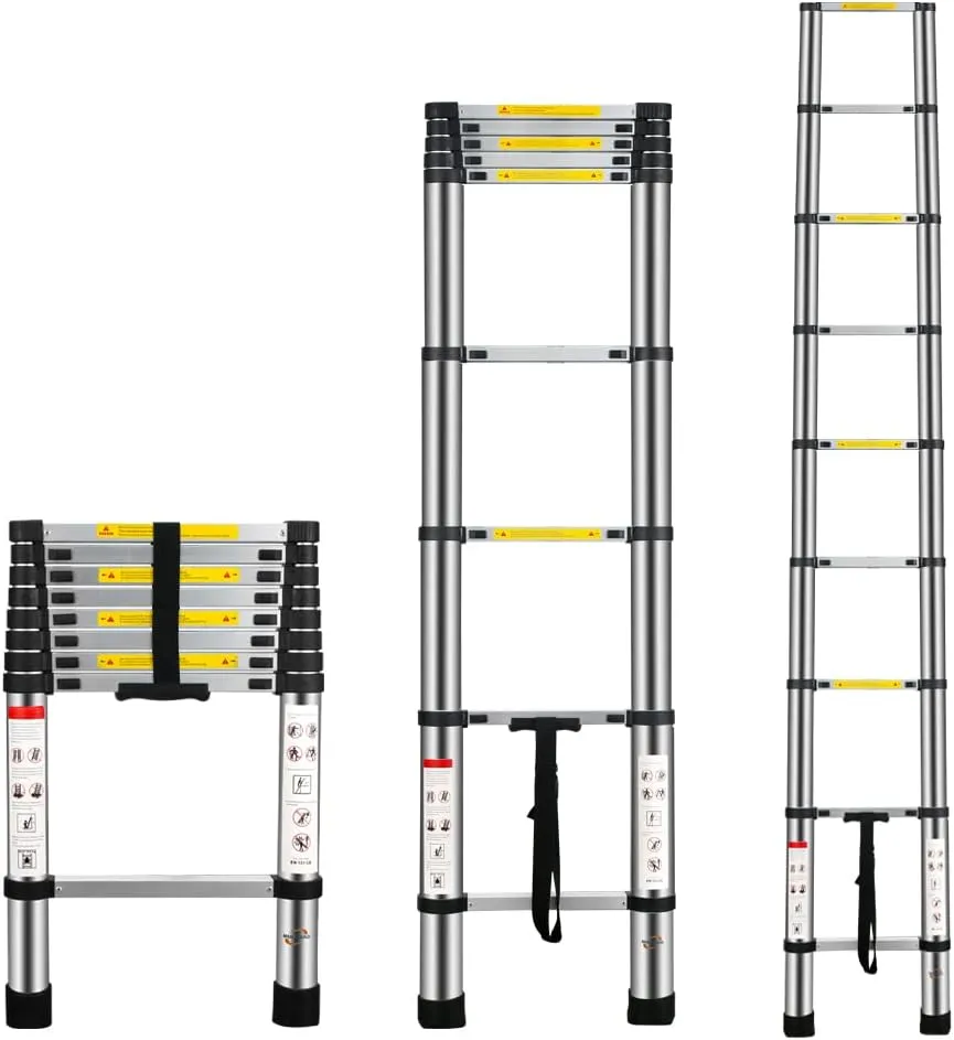 Amig - Aluminium Step Ladder with 8 Steps